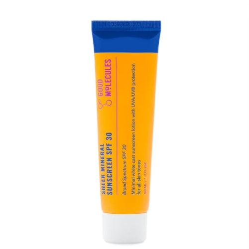 PROTECTOR SOLAR SHEER MINERAL SPF30 50ML - GOOD MOLECULES - Adrissa Beauty -