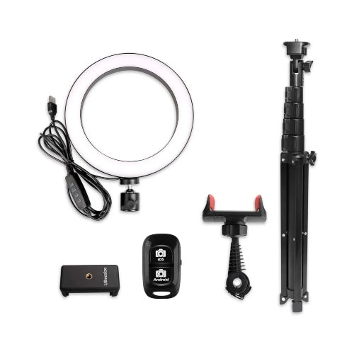 RING LIGHT 8 PULGADAS - UBEESIZE - Adrissa Beauty - Electrónica