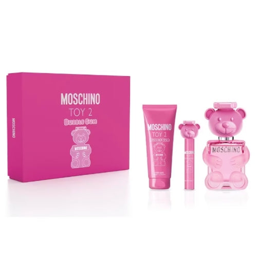 SET TOY 2 BUBBLE GUM 3PZAS 100ML D - MOSCHINO - Adrissa Beauty -