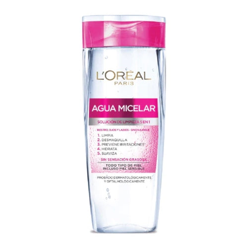 AGUA MICELAR 5EN1 200ML - LOREAL - Adrissa Beauty - Cuidado de la piel