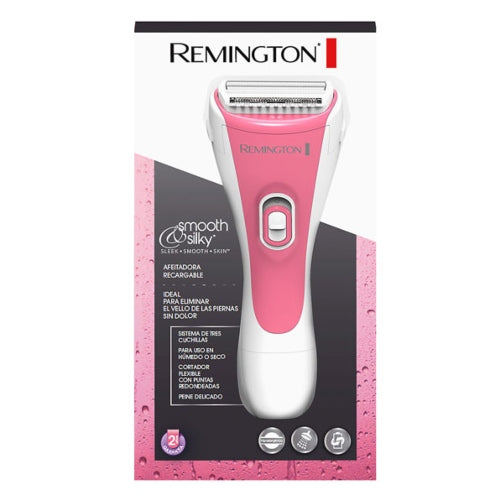 AFEITADORA SMOOTH SILKY RECARGABLE - REMINGTON - Adrissa Beauty - Cuidado capilar