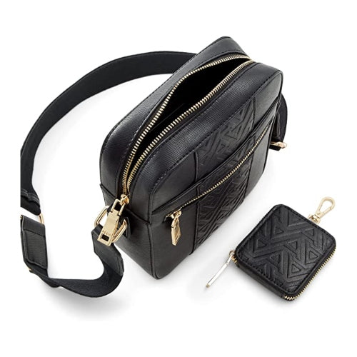 BANDOLERO NEGRO CON MONEDERO CABALLERO - ALDO - Adrissa Beauty - Bolsos, billeteras y estuches