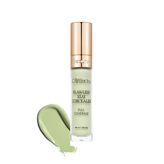 CORRECTOR FLAWLESS STAY GREEN - BEAUTY CREATIONS - Adrissa Beauty - Maquillaje