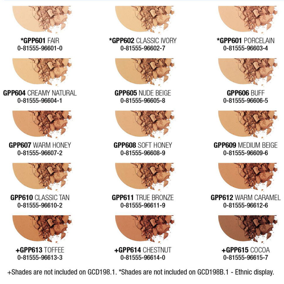 POLVO COMPACTO PRO.FACE FAIR GPP601 - LA GIRL - Adrissa Beauty - Maquillaje