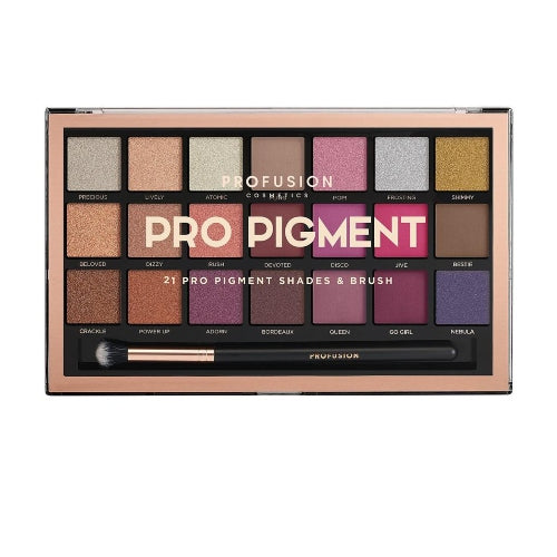 PALETA SOMBRAS PROPIGMENT 21S - PROFUSION - Adrissa Beauty -