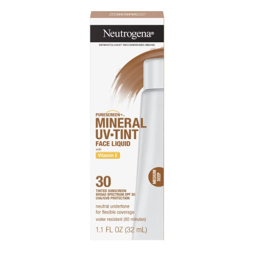 PROTECTOR SOLAR MINERAL UV TINT SPF30 MEDIUM DEEP - NEUTROGENA - Adrissa Beauty - Protector solar