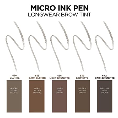 DELINEADOR MICRO INK PEN 636 LIGHT BRUNETTE - LOREAL - Adrissa Beauty - Maquillaje