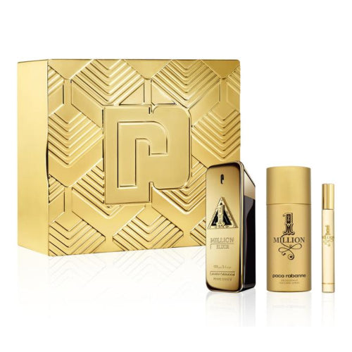 SET ONE MILLION ELIXIR PARFUM INTENSE 100ML 3PZAS C - PACO RABANNE - Adrissa Beauty -