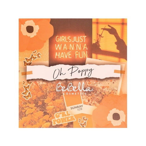 PALETA DE SOMBRAS OH POPPY - BEBELLA COSMETICS - Adrissa Beauty -