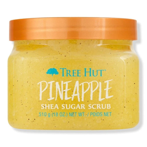 EXFOLIANTE SHEA SUGAR PINEAPPLE 510GR - TREE HUT - Adrissa Beauty -