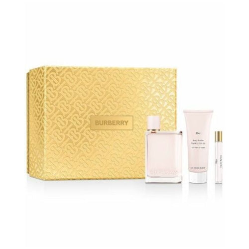 SET BURBERRY HER 3PZAS 100ML D - BURBERRY - Adrissa Beauty -