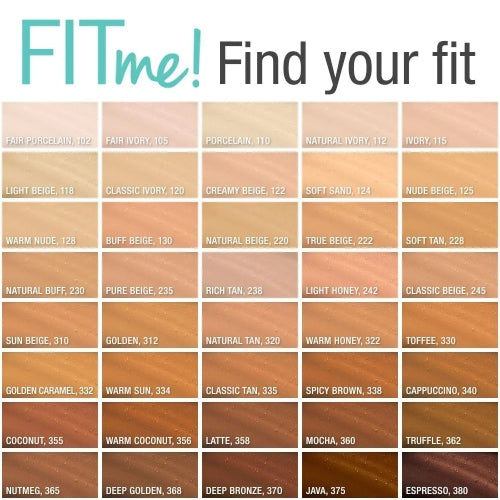 BASE FIT ME MATTE SUN BEIGE 310 - MAYBELLINE - Adrissa Beauty - Cosméticos