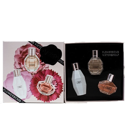 SET MINI FLOWERBOMB 3PZAS - V ROLF - Adrissa Beauty -