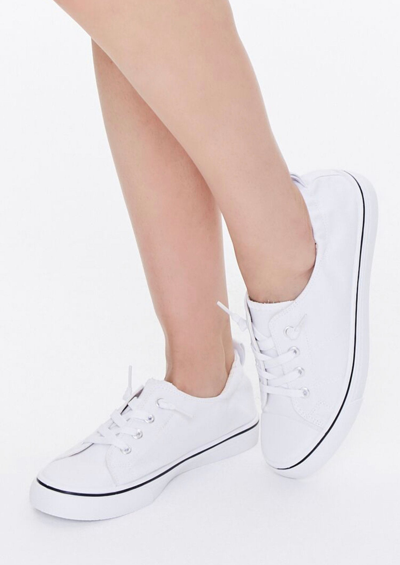 ZAPATOS BLANCOS TALLA 9 - FOREVER 21 - Adrissa Beauty - Calzado