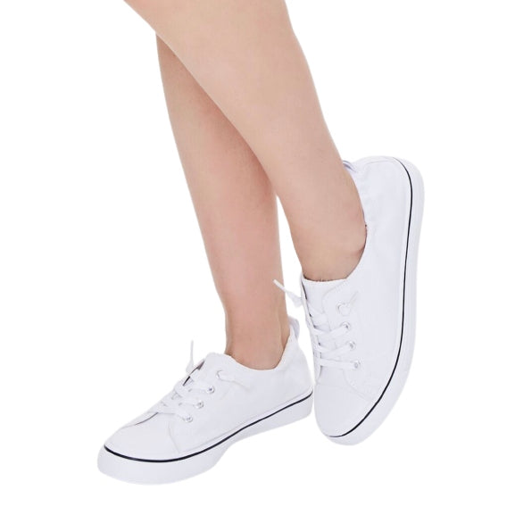ZAPATOS BLANCOS TALLA 6 - FOREVER 21 - Adrissa Beauty - Calzado