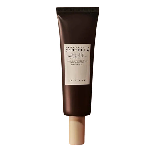 PROTECTOR SOLAR PROBIO-CICA GLOW SUN AMPOULE MADAGASCAR CENTELLA SPF50 50ML - SKIN1004 - Adrissa Beauty - Cuidado de la piel