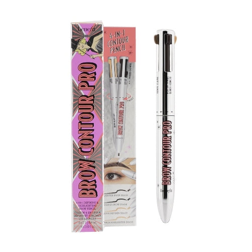 LAPIZ DE CEJAS BROW CONTOUR PRO LIGHT 4 EN 1 BROWN-BLACK - BENEFIT - Adrissa Beauty - Maquillaje