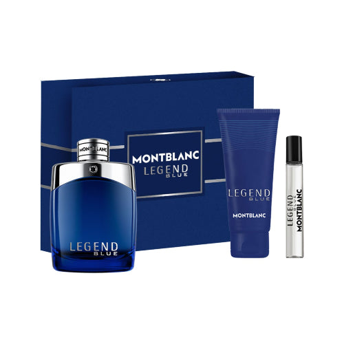 SET LEGEND BLUE EDP 3PZAS 100ML C - MONT BLANC - Adrissa Beauty - Perfumes y colonias