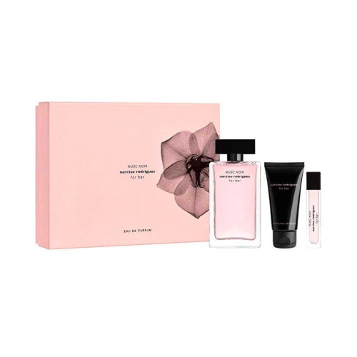SET MUSC NOIR EDP 3PZAS 100ML D - NARCISO RODRIGUEZ - Adrissa Beauty - Perfumes y colonias