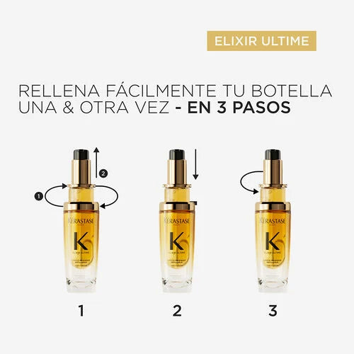 ACEITE ELIXIR ULTIME RECARGA 75ML - KERASTASE - Adrissa Beauty - Cuidado capilar