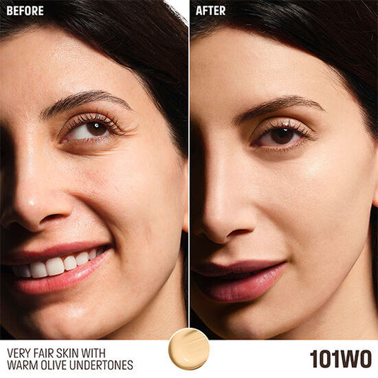 BASE HD SKIN BALANCING AND PERFECTING 101W0 LACE - MAKEUP FOR EVER - Adrissa Beauty - Maquillaje