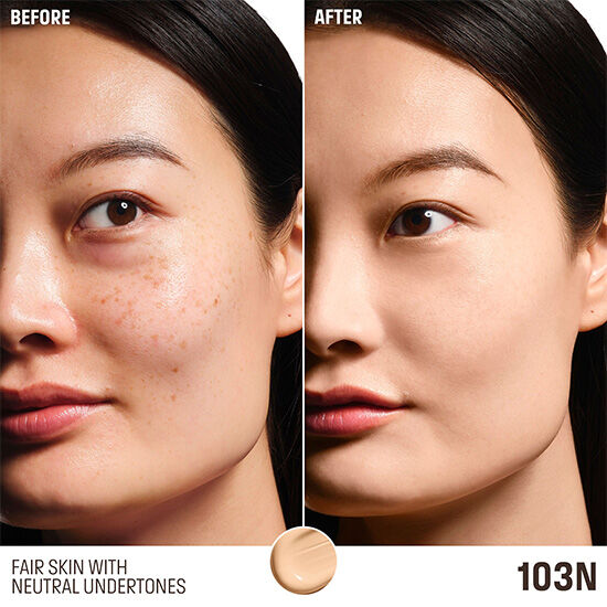 BASE HD SKIN BALANCING AND PERFECTING 103N COTTON - MAKEUP FOR EVER - Adrissa Beauty - Maquillaje