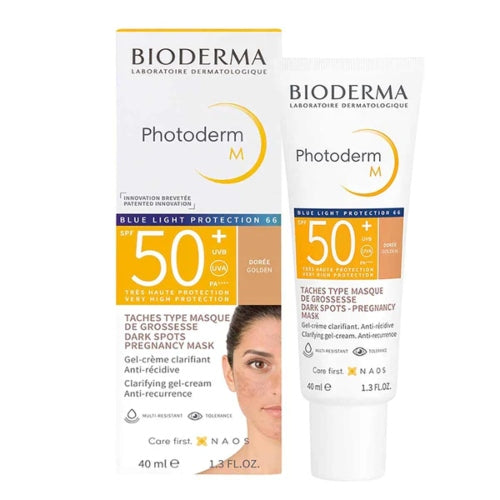 PROTECTOR SOLAR PHOTODERM M SPF50 GOLDEN 40ML - BIODERMA - Adrissa Beauty - Cuidado de la piel