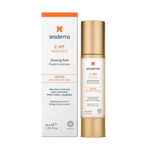 VITAMINA C-VIT ANTIOX FLUIDO LUMINOSO 50ML - SESDERMA - Adrissa Beauty - Cuidado de la piel