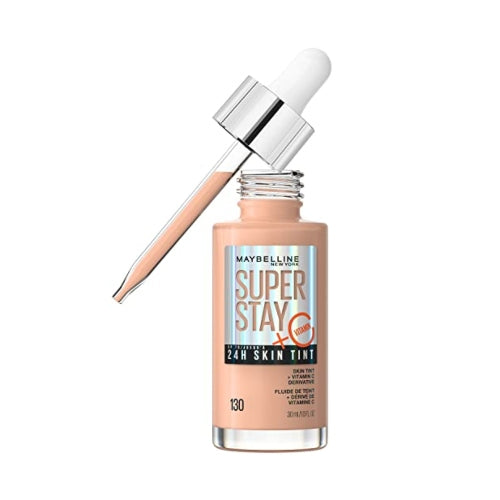 BASE SUPERSTAY SKIN TINT 24H 130 - MAYBELLINE - Adrissa Beauty - Maquillaje de rostro