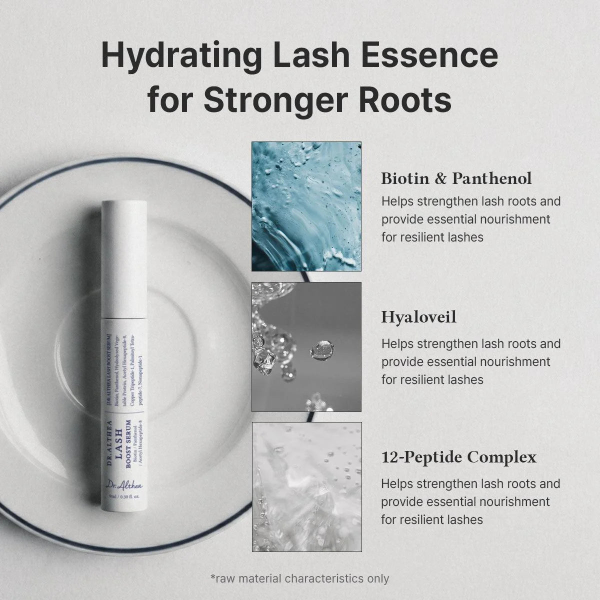 SERUM PESTAÑAS LASH BOOST BIOTIN 9ML - DR ALTHEA - Adrissa Beauty - Cuidado capilar