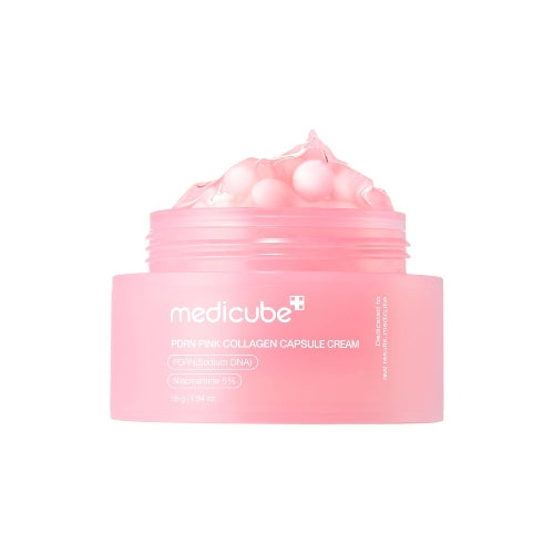CREMA CAPSULAS PDRN PINK COLLAGEN 55GR - MEDICUBE - Adrissa Beauty - Cuidado de la piel