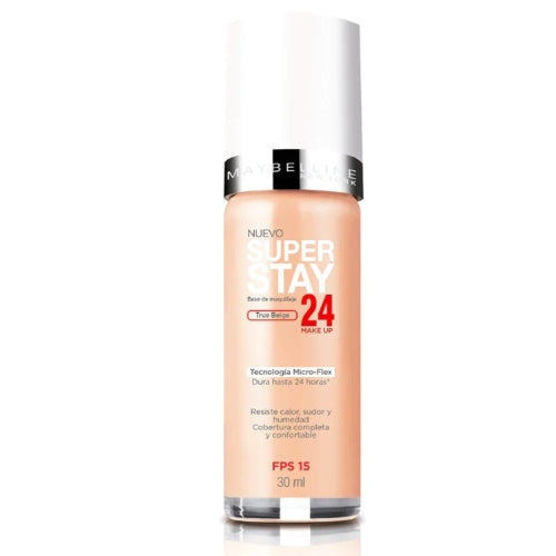 BASE SUPERSTAY 24MAKEUP TRUE BEIGE - MAYBELLINE - Adrissa Beauty - Maquillaje de rostro