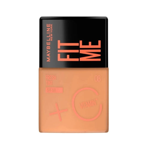 BASE FIT ME +VITAMINA C SPF50 08 - MAYBELLINE - Adrissa Beauty - Maquillaje