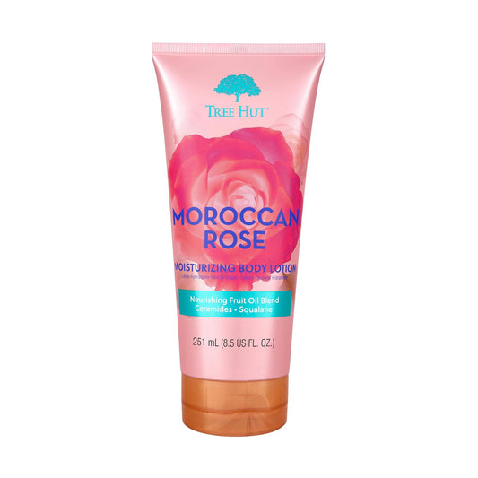 CREMA HIDRATANTE CORPORAL MOROCCAN ROSE 251ML - TREE HUT - Adrissa Beauty - Cuidado de la piel
