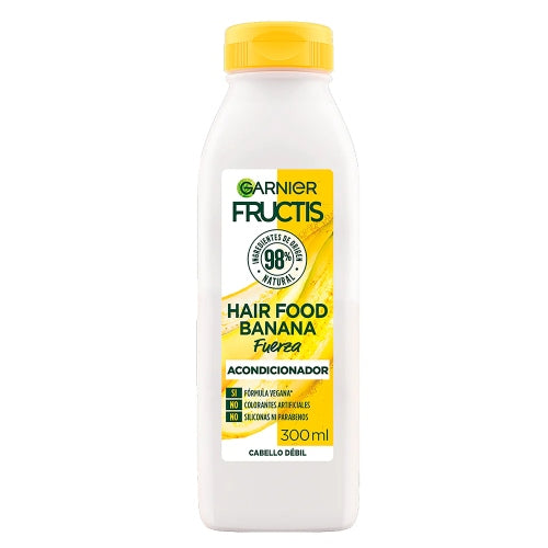 ACONDICIONADOR HAIR FOOD BANANA 300ML - GARNIER - Adrissa Beauty - Cuidado capilar