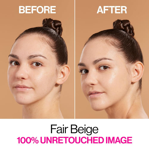 BASE BAREFOCUS NIACINAMIDE 5% SKIN TINT FAIR BEIGE 32ML - WET N WILD - Adrissa Beauty - Maquillaje