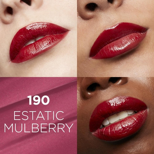 LABIAL GLOW PARADISE 190 ECSTATIC MULBERRY - LOREAL - Adrissa Beauty - Maquillaje