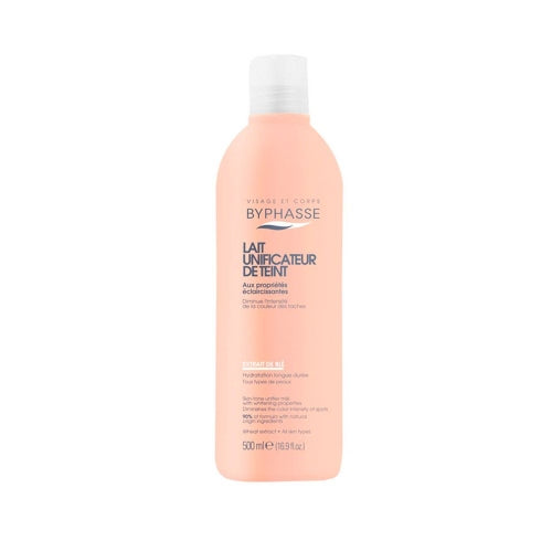 LECHE ACLARANTE EXTRACTO DE TRIGO 500ML - BYPHASSE - Adrissa Beauty - Cuidado de la piel