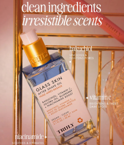 ACEITE AFTER SHAVE GLASS SKIN 90ML - TRULY - Adrissa Beauty - Cuidado de la piel