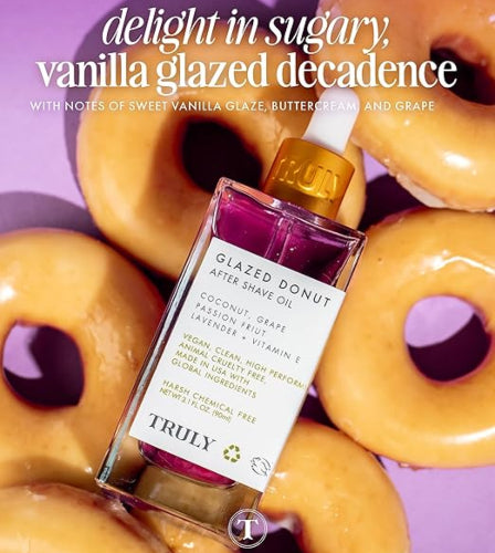 ACEITE AFTER SHAVE GLAZED DONUT 90ML - TRULY - Adrissa Beauty - Cuidado de la piel