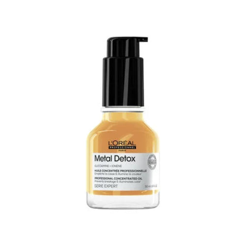 ACEITE CAPILAR METAL DETOX 50ML - LOREAL PROFESSIONNEL - Adrissa Beauty - Cuidado capilar