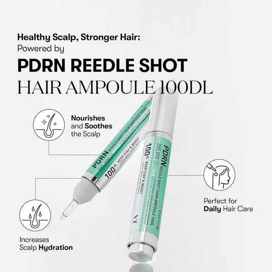AMPOLLA CAPILAR PDRN REEDLE SHOT 100DL 15ML - VT COSMETICS - Adrissa Beauty - Cuidado de la piel