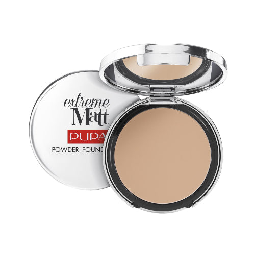 BASE EN POLVO EXTREME MATT POWDER 040 SPF20 - PUPA MILANO - Adrissa Beauty - Maquillaje