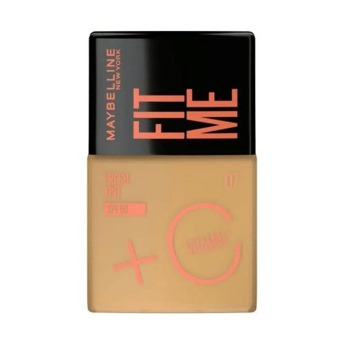 BASE FIT ME +VITAMINA C SPF50 07 - MAYBELLINE - Adrissa Beauty - 