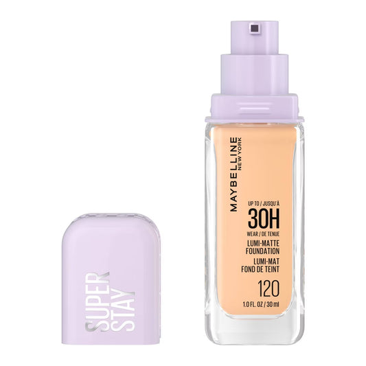 BASE SUPERSTAY LUMI MATTE 30H SPF16 120 - MAYBELLINE - Adrissa Beauty - Maquillaje