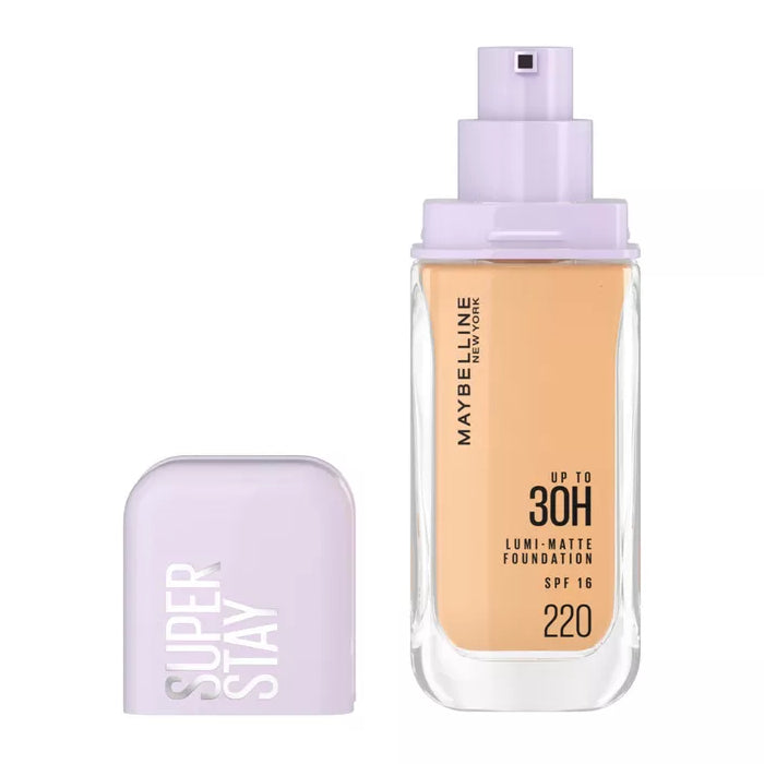 BASE SUPERSTAY LUMI MATTE 30H SPF16 220 - MAYBELLINE - Adrissa Beauty - Maquillaje