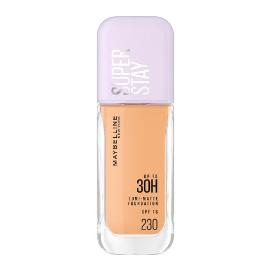 BASE SUPERSTAY LUMI MATTE 30H SPF16 230 - MAYBELLINE - Adrissa Beauty - Maquillaje
