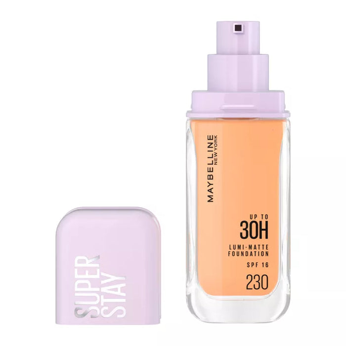 BASE SUPERSTAY LUMI MATTE 30H SPF16 230 - MAYBELLINE - Adrissa Beauty - Maquillaje