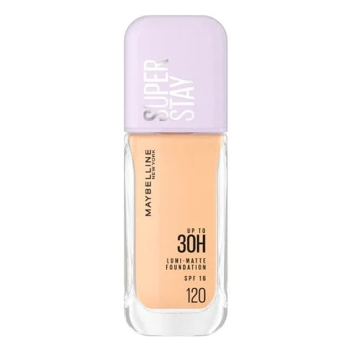 BASE SUPERSTAY LUMI MATTE 30H SPF16 120 - MAYBELLINE - Adrissa Beauty - Maquillaje