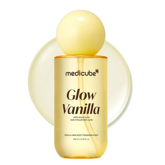 BODY MIST GLOW VANILLA KOJIC ACID HYALURONIC ACID 250ML